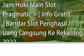 Cara Mengambil Uang Di Casino Slot Pragmatic Ke Rekening Sendiri